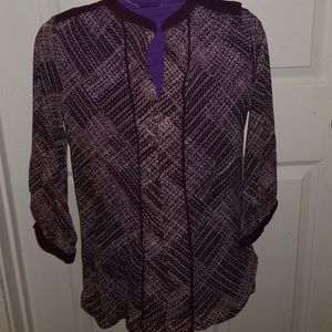 The Limited Plum Blouse
